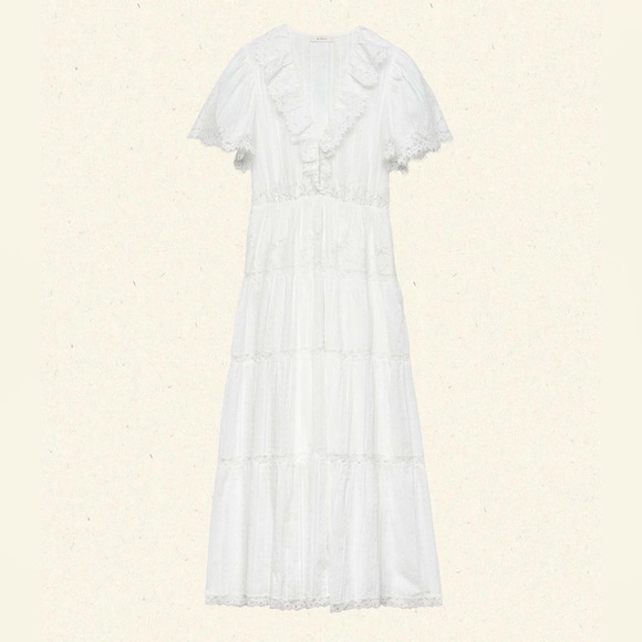 Doen Gabriella Dress in Salt Sz M NWT - Picture 2 of 9